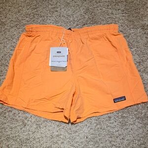 Patagonia Women's Bright Orange Athletic Shorts